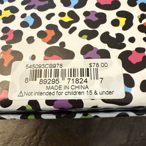 Betsey Johnson Sugar Skull Jeweled Charm Keychain Halloween Day of the Dead NWT - Picture 5 of 5